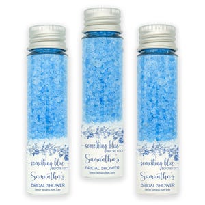 Blue Bath Salts, Something Blue Before I Do Bridal Shower Favors, Dusty Blue Bridal Shower, French Blue Wedding Favors, Blue Favors
