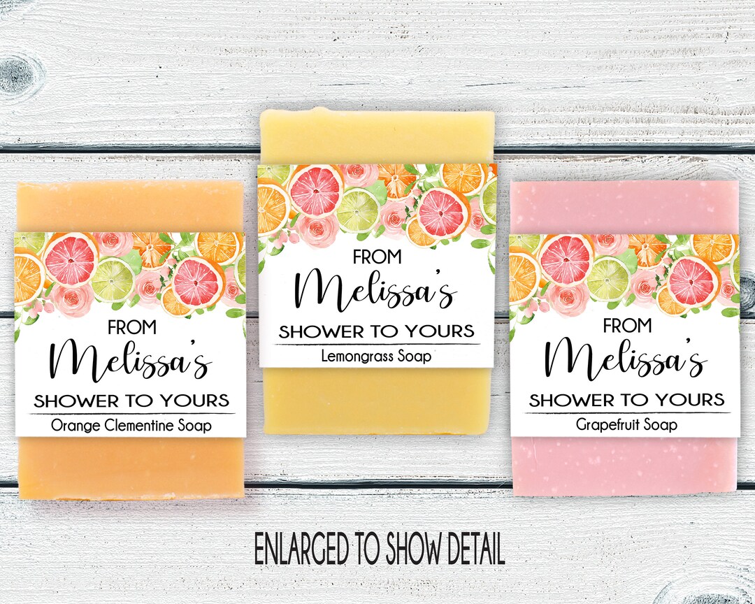 Citrus Bridal Shower Favors, Citrus Party Favor for Bridal Shower