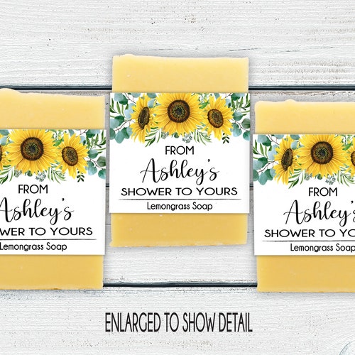 Sunflower Bridal Shower Party Favor Sunflower Baby Shower Etsy