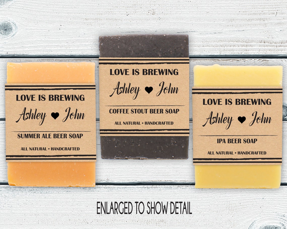 Love Is Brewing Party Favor Beer Soap bridal shower favors Etsy