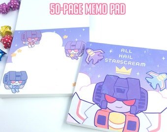 Starscream Memo Pad