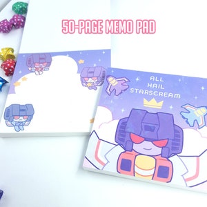 Starscream Memo Pad
