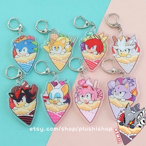 Sonic Crepes Keychains