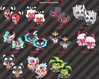 Helluva Boss Linkable Charms