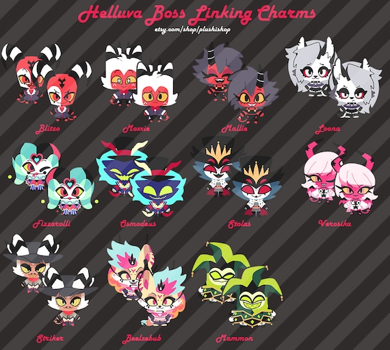 Helluva Boss Linkable Charms - Etsy