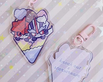 KOxSS Crepe Glitter Keychain