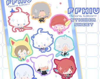 FFXIV Sticker Sheet