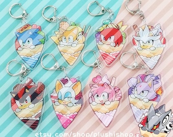 Sonic Crepes Keychains