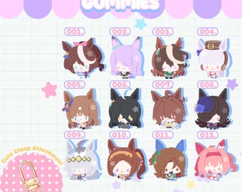 Itty Bitty Umamusume Gummy Charms