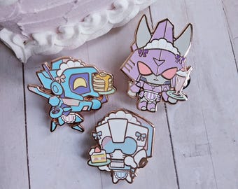 Lost Light Cafe Enamel Pins