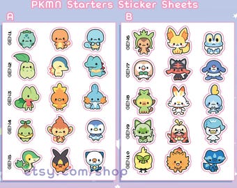 Holographic Pokemon Stickers - Etsy Holographic Pokemon Stickers - Etsy