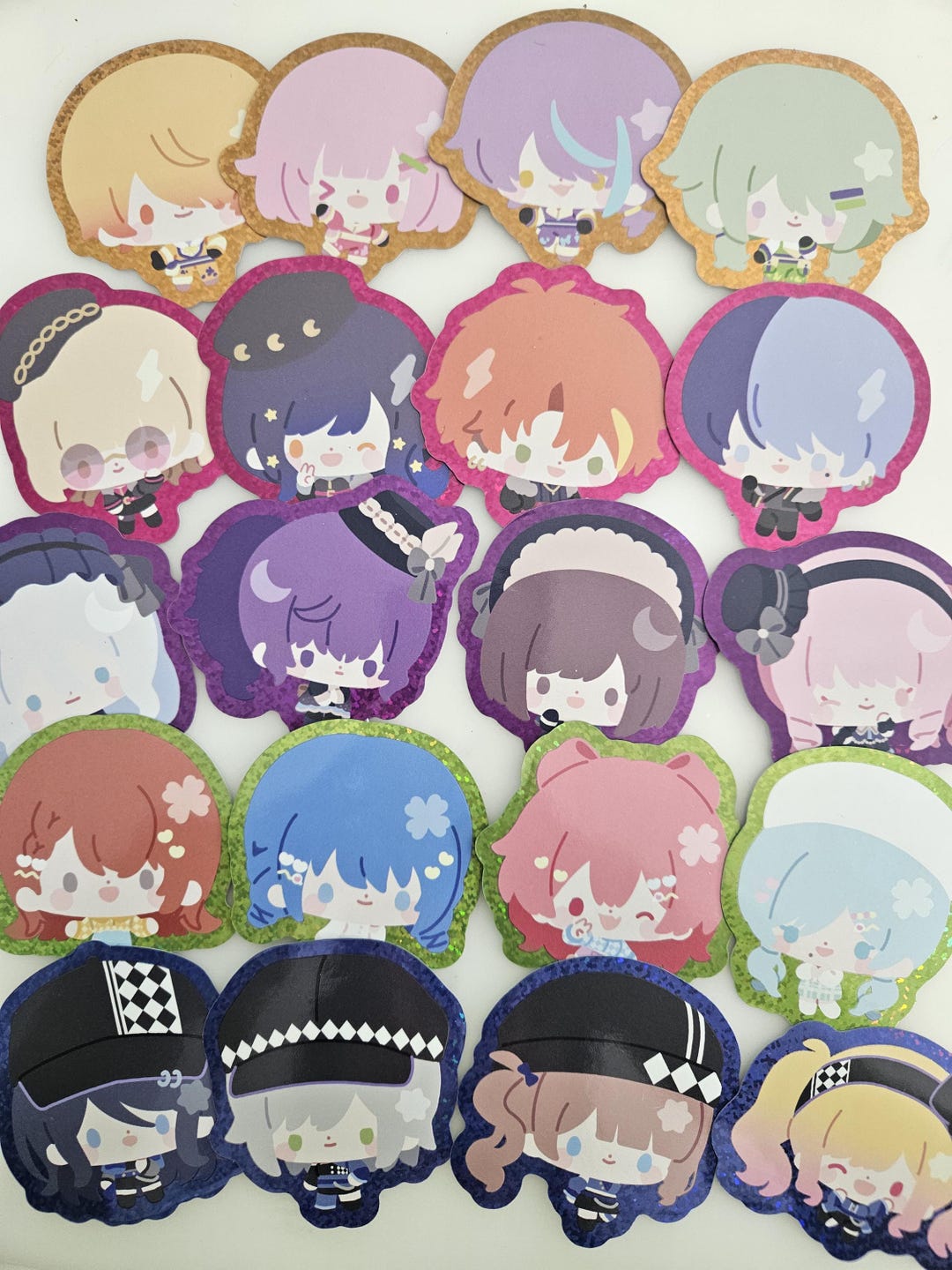 Glitter Prosekai Holo Stickers - Etsy
