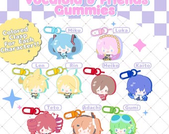 Itty Bitty Vocaloid & Friends Gummy Charms