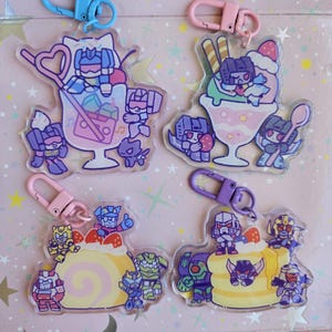 TF Glitter Dessert Keychain