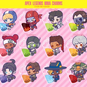 Apex Legends Boba Tea Keychain LAST STOCK!!!