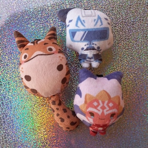 Clone Wars Plush Keychains