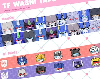 TF G1 Minis MegOp Washi Tape