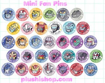 1.25" TF Fanclubs Buttons