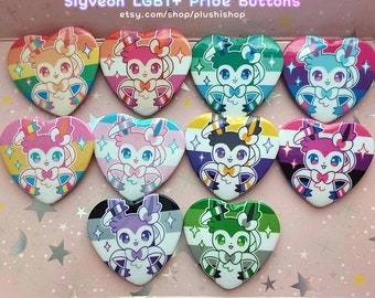 Sylveon Pride Heart Buttons
