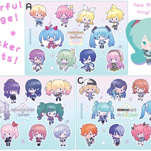 PRE-ORDER Colorful Stage Sticker Sheet