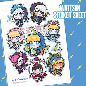 Wattson Love Sticker Sheet