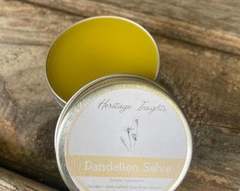 Wildcrafted Dandelion Salve - Made from Handpicked Dandelions