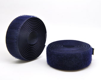 Navy Sew-on Hook & Loop tape Alfatex® Brand supplied by the Velcro Companies - Shipping from the UK - Various Lengths / Widths available