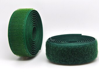 Bottle Green Sew-on Hook & Loop tape Alfatex® Brand supplied by the Velcro Companies - Shipping from the UK - Various Length/Width available