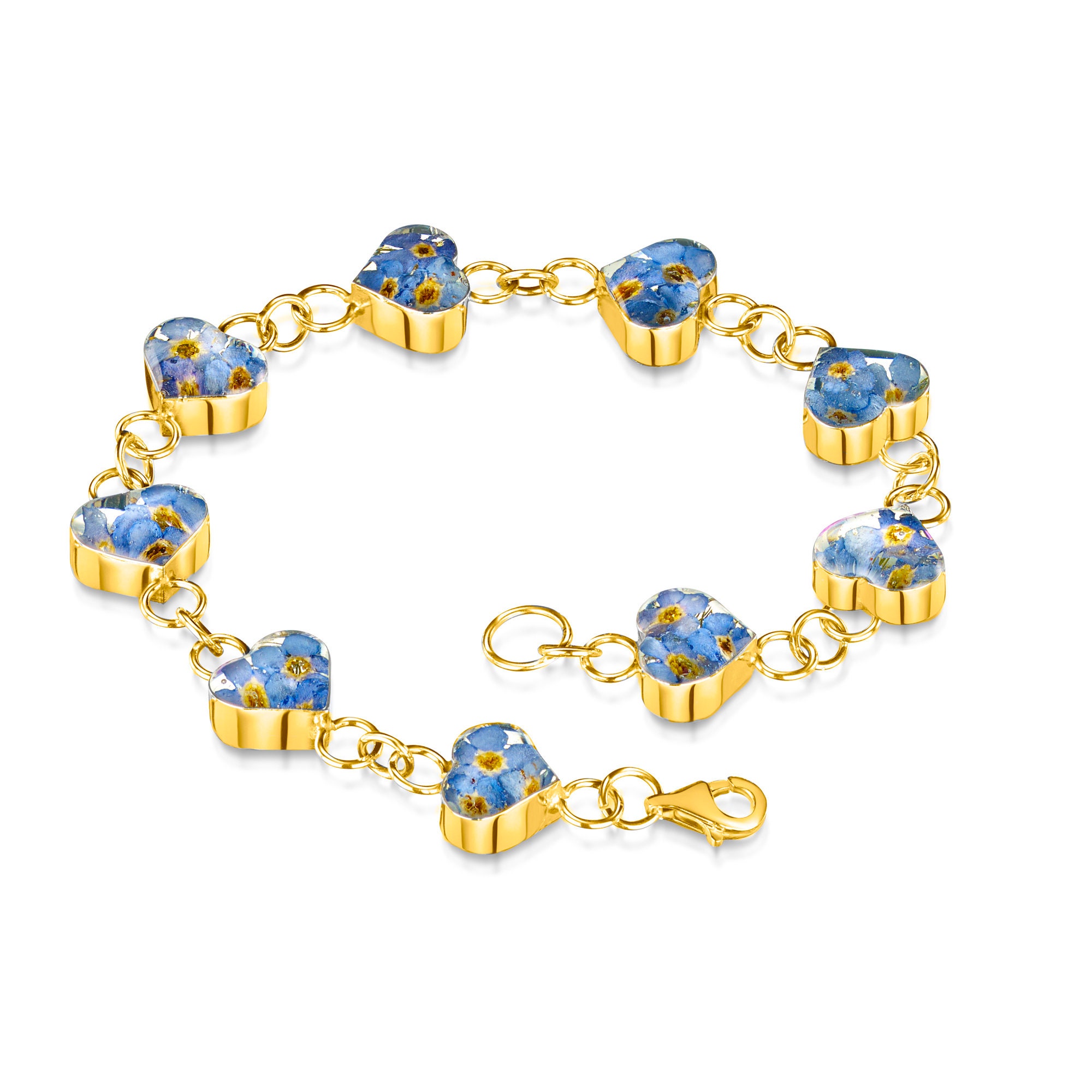 希少 forget me not 勿忘草 ブレスレット スター 約17cm