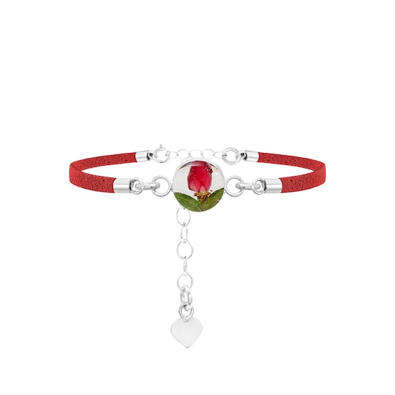 Bracciale girasole di Shrieking Violet® Bracciale con catena a serpente in argento sterling fatto a mano con mini girasole susan dagli occhi neri. - Italia