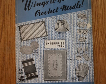 Vintage Crochet Booklet - Wings to Your Crochet Needle!