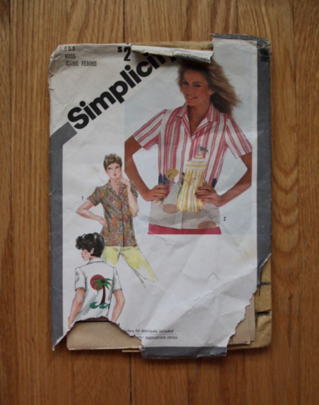 Pattern 9941 Vintage 1980s Simplicity Shirt Pattern 9941 Misses 6-8 - Etsy Canada