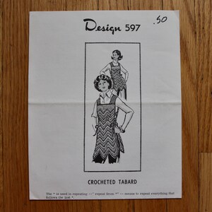 Vintage Embroidery Pattern 1950s Mail Order Alice Brooks 7113 Flower Bud  Apron Transfer Never Used
