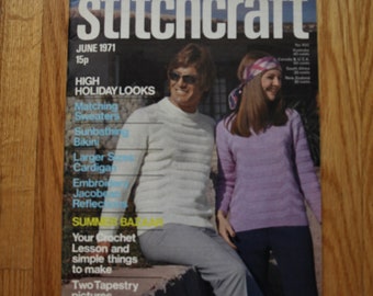 Vintage Stitchcraft Magazine June 1971