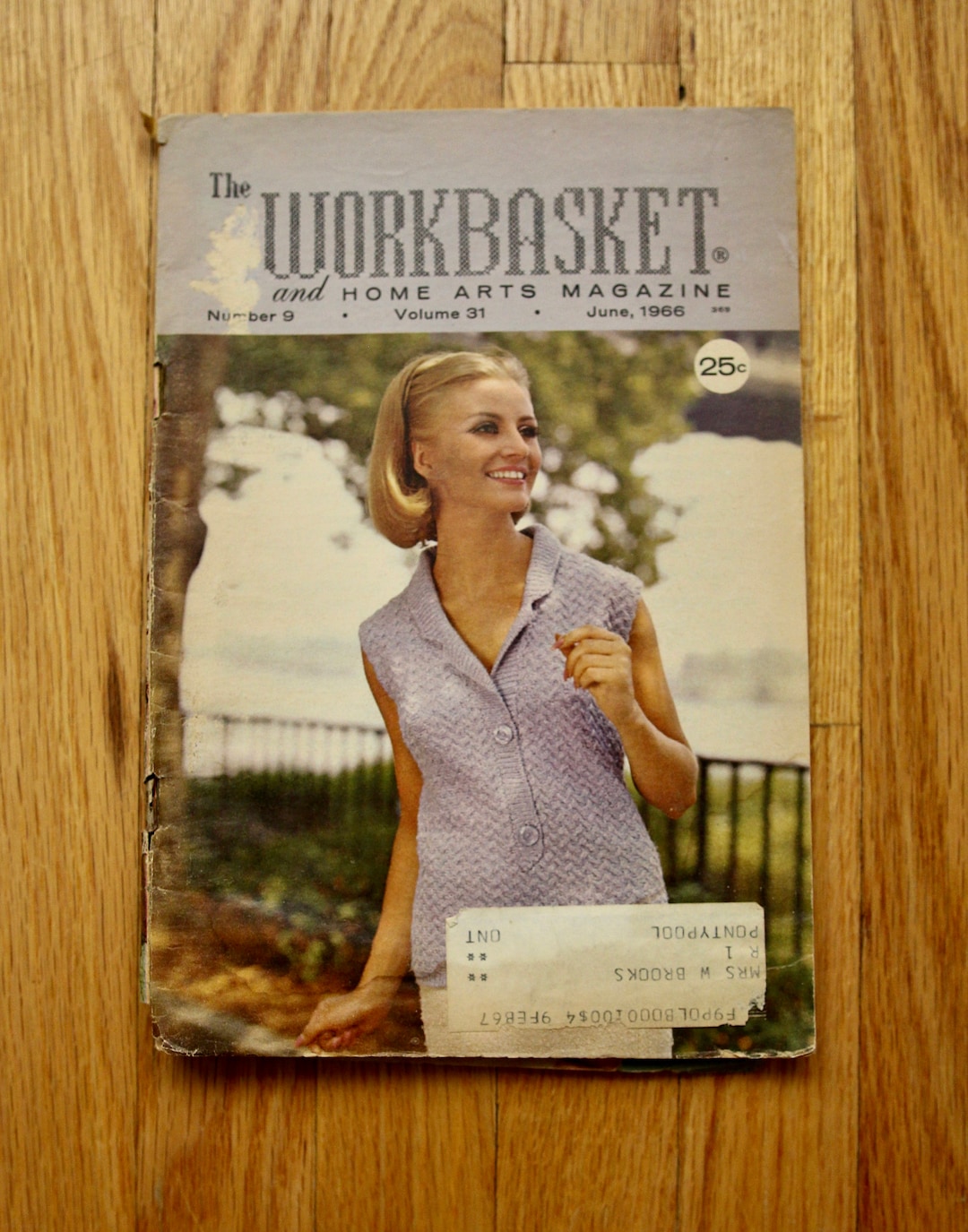 Vintage Workbasket Magazine June 1966 Etsy