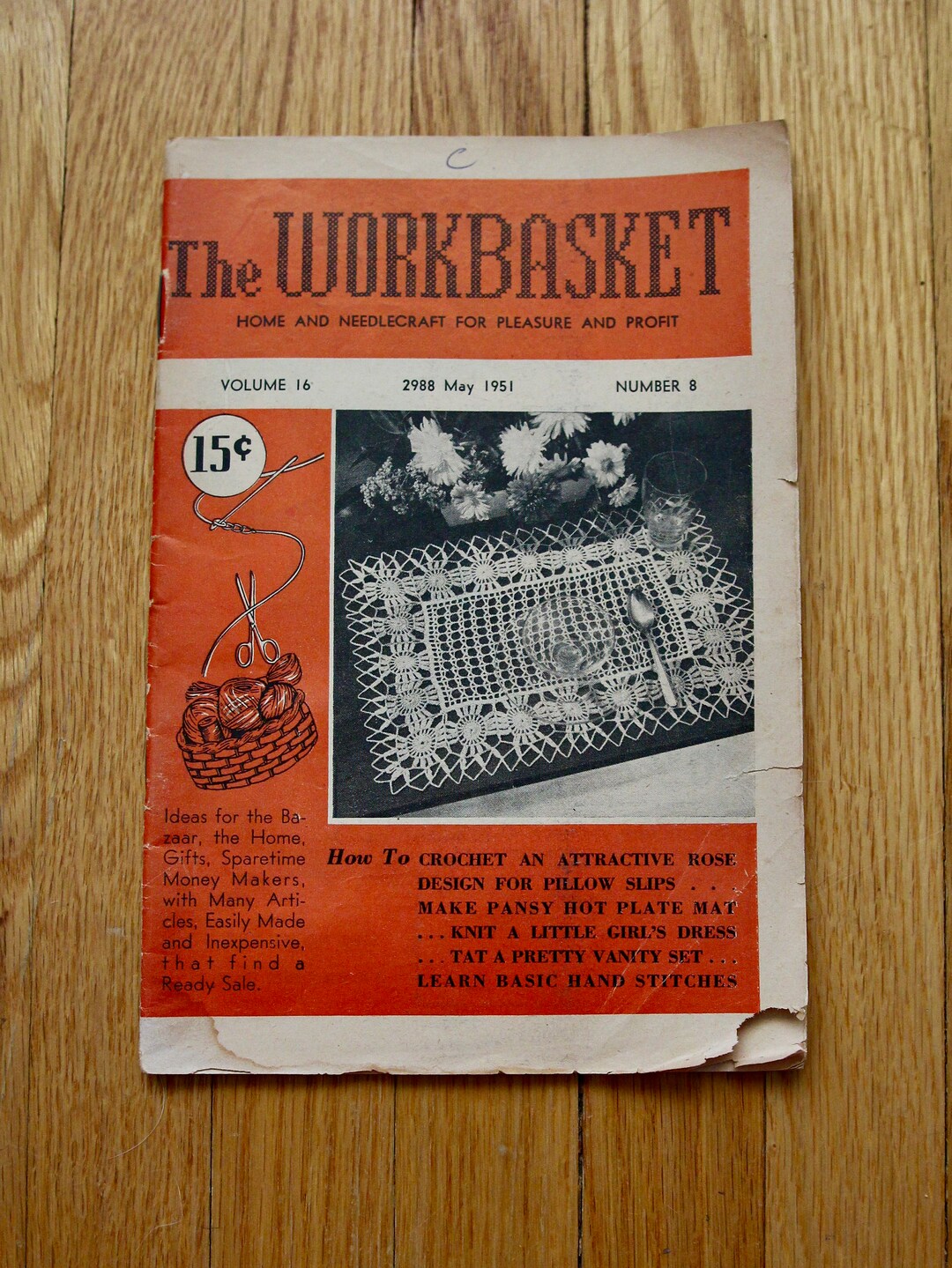 Vintage Workbasket Magazine May 1951 Etsy