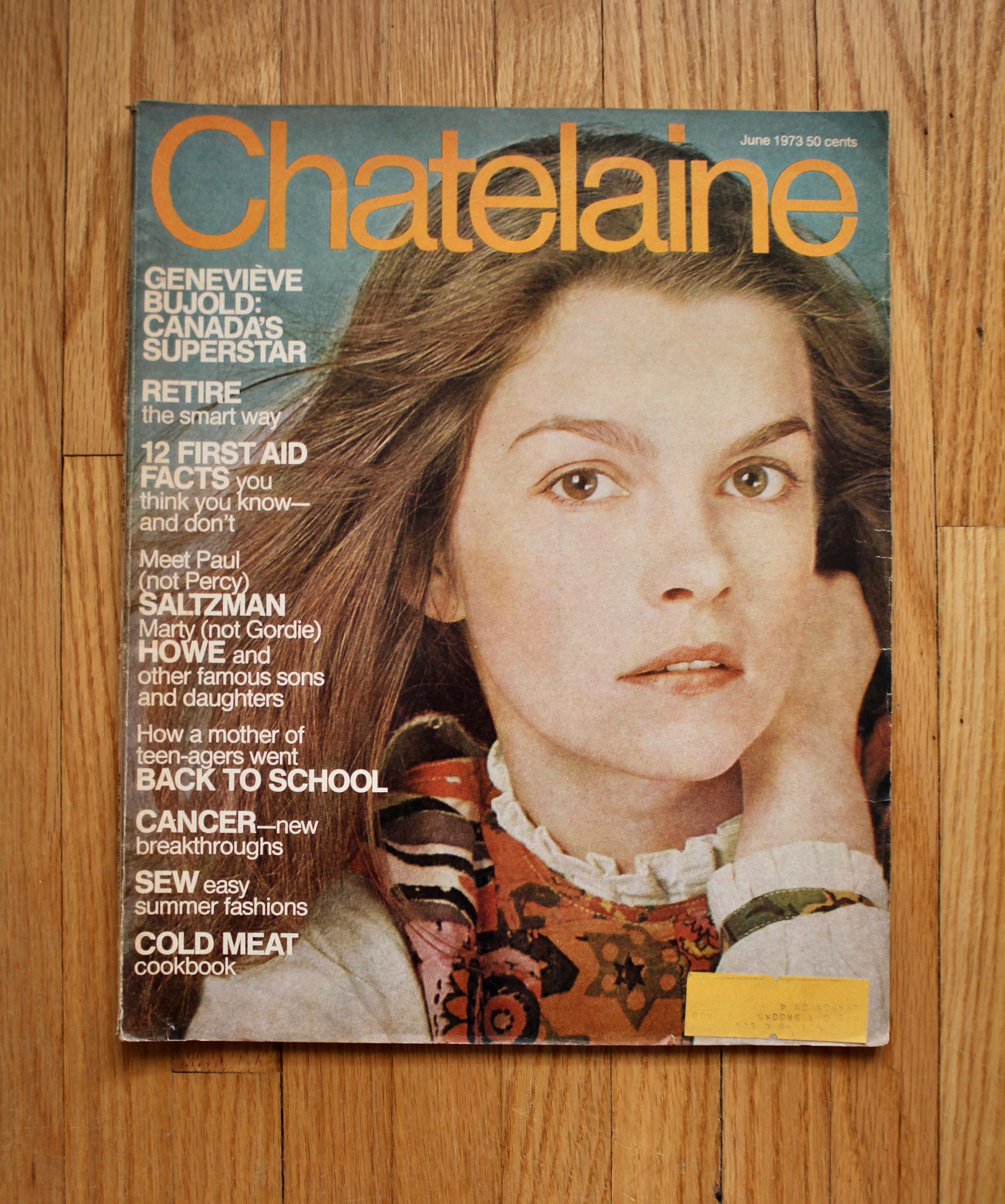 December 1973 Vintage Chatelaine magazine