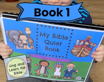 Printable Bible Quiet Book: Genesis-Exodus Activities (PDF)