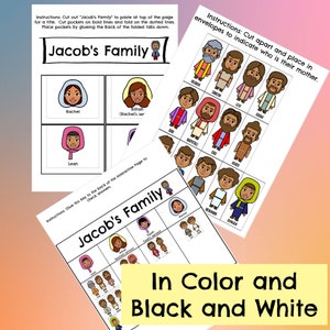 Jacob&#39;s Family Interactive Bible Notebook