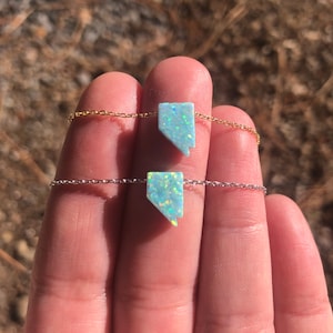 Opal nevada state necklace