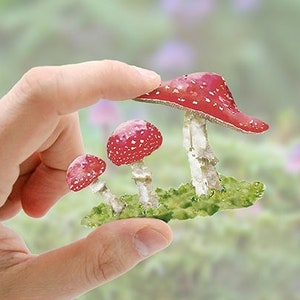 Autocollant Champignon, Champignon Sticker, Champignon Aquarelle