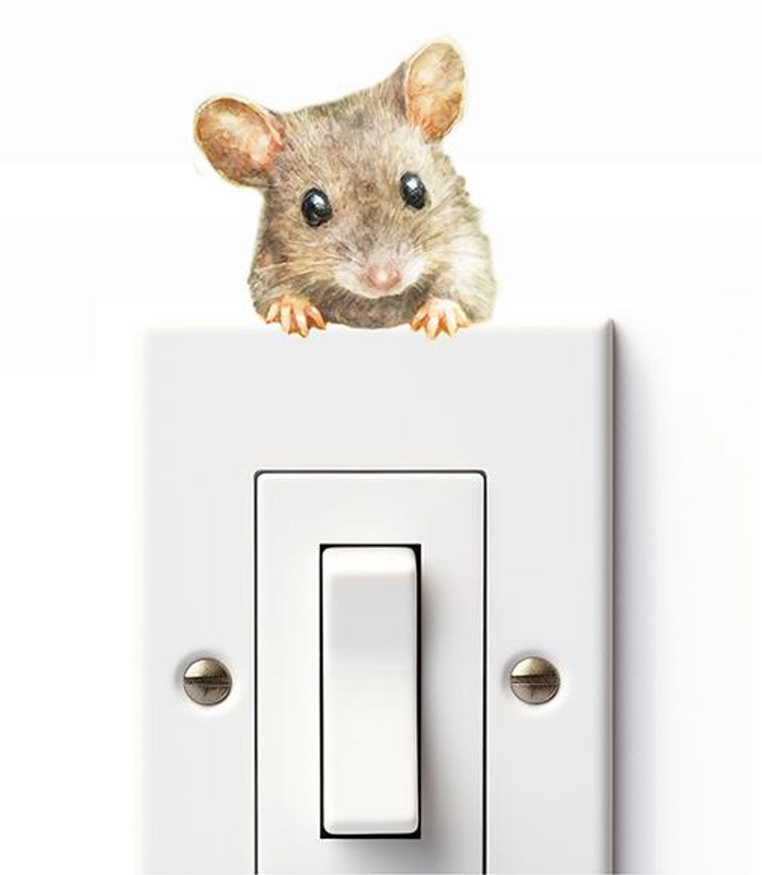 Mouse Stickers Mouse Decal, Mouse Sticker, Field Mouse Sticker, Fabric Decal - Etsy