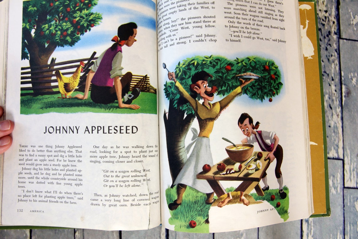 Vintage Book Walt Disney S America Hardcover Copyright Etsy