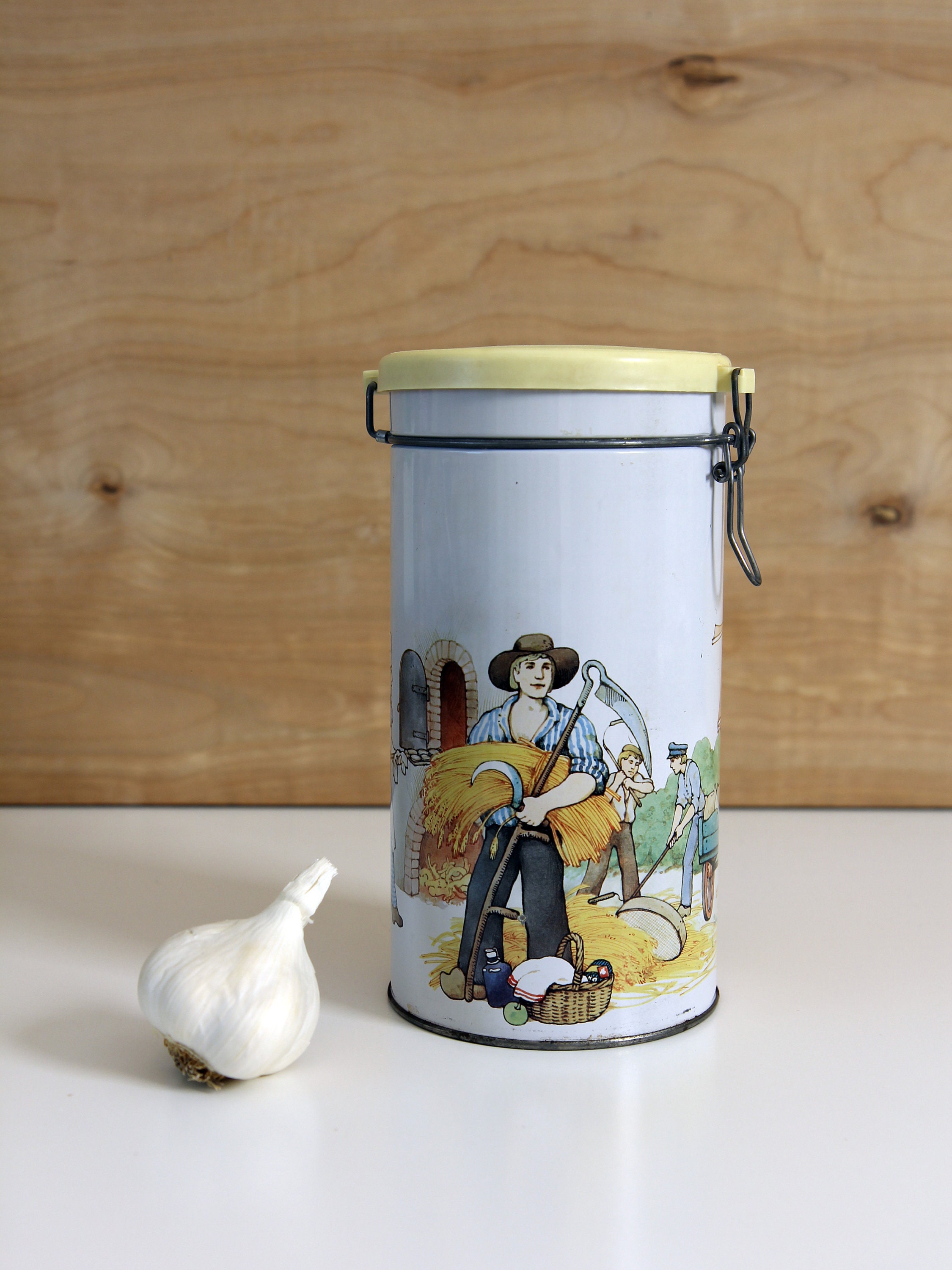 Vintage Metall Küchenkanister mit Tradition Holland Szene um | Etsy