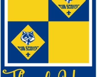 Cub Scout Thank You Cards | Papercraft Printable (Digital Download)