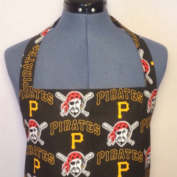 Pittsburgh Pirates- Full Size BBQ Apron with Pockets