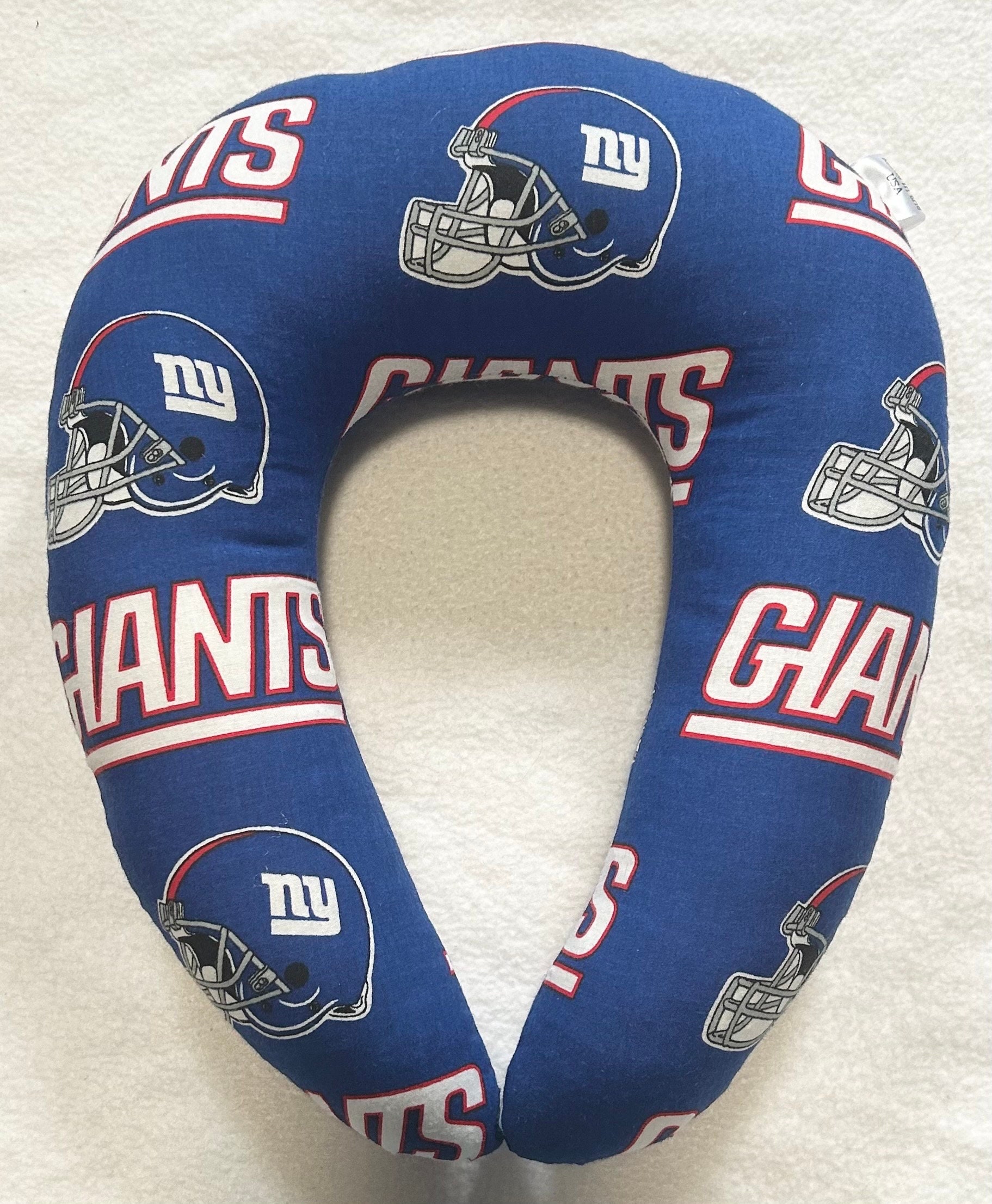 New York Giants Travel Neck Pillow Etsy Canada
