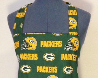 Green Bay Packers- Full Size BBQ Apron with Pockets
