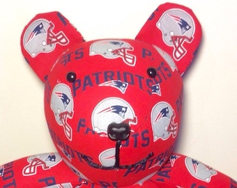 Patriotas de Nueva Inglaterra- Oso personalizado de 20 pulgadas