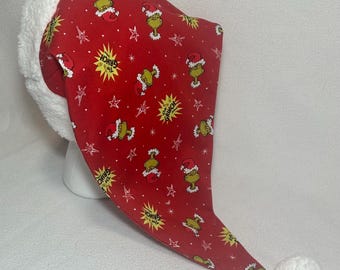 Grinch- Adult Size Santa Hat
